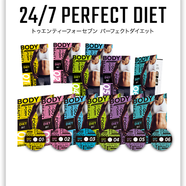 24/7Workout PERFECT DIET　PHASE01　(オンライン)